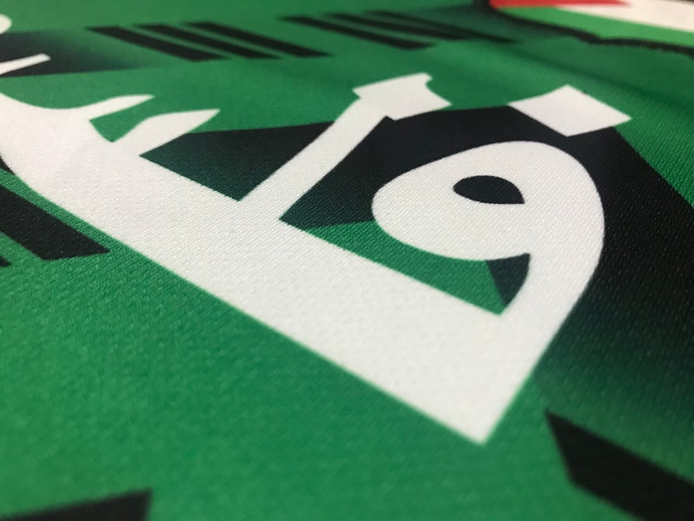 Camisa de Futebol Palestina Retrô (Verde/Preto)