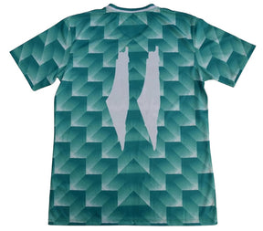 Camiseta de futebol retrô verde Palestina
