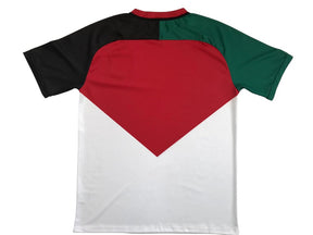 Camiseta de futebol com as cores da Bandeira Palestina - Loja Al Baraka