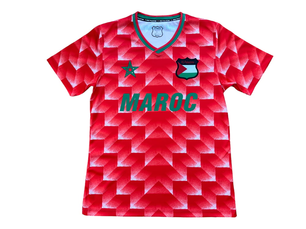 Camiseta Retro Palestina x Marrocos - Loja Al Baraka